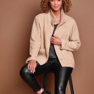 NWT-Johnston & Murphy Women's Eyelash Jacket-Size Small